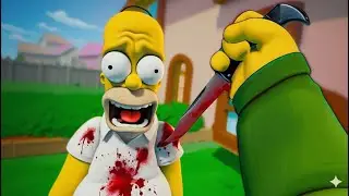 Ich VERNICHTE die GESAMTE Simpsons Familie....! Bonelab VR Deutsch
