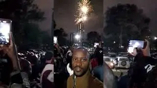 Terrific new year fireworks celebration at old mutual towers Nairobi🇰🇪