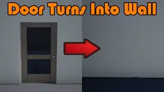 Door Changes To Wall Behind You | Disappearing Door - Unreal Engine 4 Tutorial
