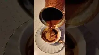 Turkish coffee time☕️ #asmr #cafe #coffee #coffeelover #relax #relaxing #turkishcoffee #coffee time