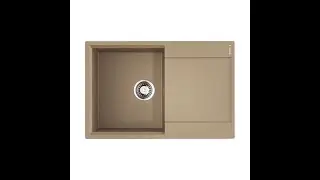 Мойка с крылом из искусственного камня OMOIKIRI DAISEN 78