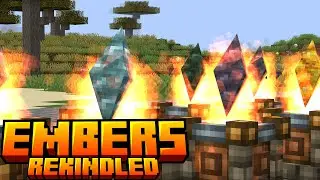 MINECRAFT TECHNO-MAGIC MOD PART 2 ► 100 days, 100 mods. Embers Rekindled Mod Review 1.20.1 #59