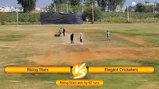 Rising Stars vs Elegant Cricketers live cricket match | IKIGAI Amateur T-20 Championship  live - Ja