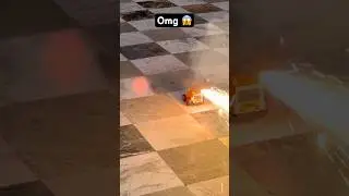 Anar🔥with car😱 | OMG Unexpected Blast! 💥#EggVsAnar #Shorts #EpicExperiment #OMG #Trending