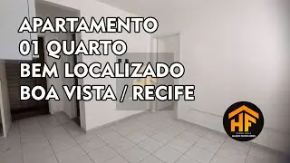 Apartamento de 01 Quarto bem localizado na Boa Vista, Recife