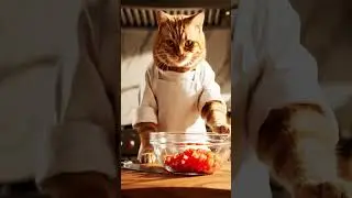 When Chef Cat and Tiger have a party, the menu will be special!😺🐯💖 #shortvideo #baby #shorts