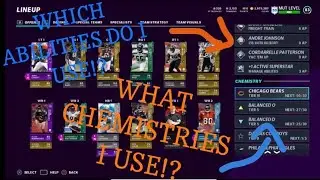 Madden 21 - ALL THE CHEMISTRIES AND ABILITIES I USE ON THE BESRS THEME TEAM!!