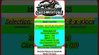 #Pronostic #Pmu #Quint&eacute; du 7.10.2025#Pronostics #tierc&eacute; #pmu #Quint&eacute; #Quart&eacute; #hippique #follow