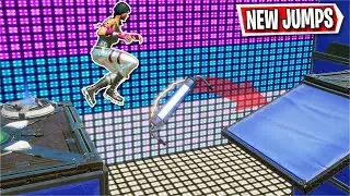 This 40 level Deathrun has BRAND NEW Jumps in it... (Fortnite Creative)