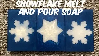 Snowflake Melt and Pour Soap