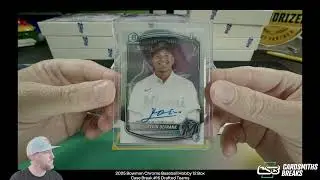 2025 Bowman Chrome Baseball Hobby 12 Box Case Break #16