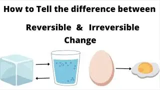 How to tell the difference between Reversible and Irreversible changes