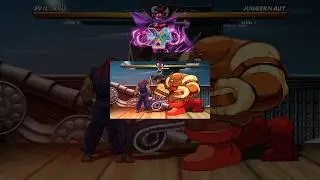 Evil Ryu vs Juggernaut #ryu #juggernaut #games #gaming #fightinggames #shorts