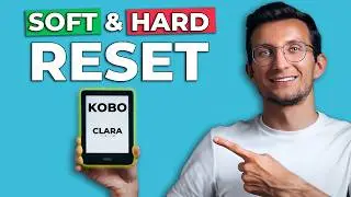 Сброс настроек цвета Kobo Clara