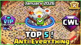 TOP 5 NEW BEST 🔥 TH11 WAR BASE LINK 2025, TH11 ANTI 2 STAR WAR BASE, TH11 CWL BASE CLASH OF CLANS