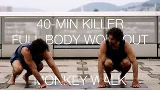 40-Min KILLER Bodyweight Workout [Follow Along + Warm-up]