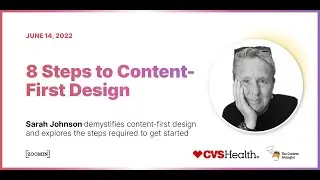 8 Steps to Content-First Design with Sarah Johnson
