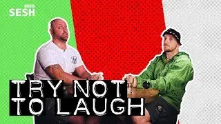Try not to laugh - Tom Rix v Brett Johns