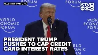 President Trump pushes to cap credit card insurance rates