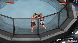 Fire Pro Wrestling World - Undisputed MMA UFC Shoot fight