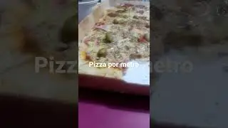 pizza por metro