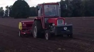 Jesień 2013 Siew - Ursus C360 + Agregat uprawowo siewny hydropak + siewnik poznaniak