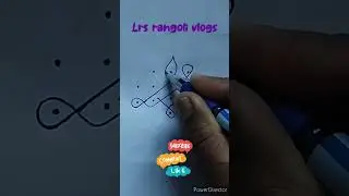 Small and easy rangoli design