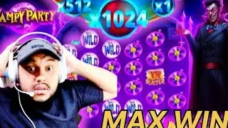 Vale la pena comprarle 5 BONOS ALA VAMPY PARTY? SE ROMPI&Oacute; 💸🔥🎲🎰#casino#slot#bigwin 