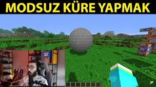 Videoyun-Minecraft'ta Modsuz Küre Yapan Adamı İzliyor