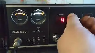 USA Superbowl channel 6 booming on Colt 850 CB!
