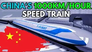 Shanghai to Hangzhou in 9 Minutes | China's Hyper High-Speed Train Testing #china #chinatechnology