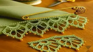 Stylish Crochet Dupatta Border Design | Easy Qureshia Lace Pattern 🧶