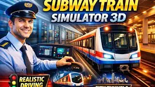 Subway Train Simulator 3D | Realistic Metro Driving Experience Gameplay | 2026 / 😱 