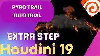 Houdini 19 Pyro Trail Source path node tutorial