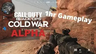 1hr Gameplay - Call of Duty Black Ops Cold War Alpha - Multiplayer Gameplay - (No Commentary)