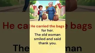 The Helping Hand || Learn English Through Stories ||