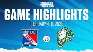 Обзор матча OHL: &laquo;Китченер Рейнджерс&raquo; &mdash; &laquo;Лондон Найтс&raquo;, 4 февраля 2026 года.