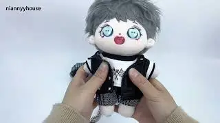 niannyyhouse 15cm 20cm Plush Doll Clothes Hat Vest T-shirt Pants Glasses Necklace Shoes#dollclothes