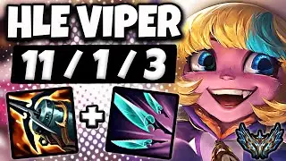 Tristana vs Zeri ADC [ HLE Viper ] Korea Challenger Patch 13.11 ✅