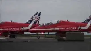 Red Arrows 9 Ship Practice Display 10/03/14