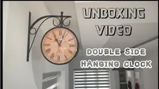 Unboxing video | Double side hanging clock | online purcharse