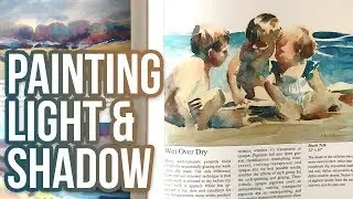 Painting Light & Shadow in Watercolor | Book Review & Flip through
