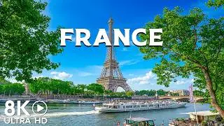 France 8K UHD - A 8K Visual Journey Through Mountains, Beaches, and Countryside - Relaxing Music