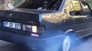 atmosferik Tofaş Doğan L lastik yakma