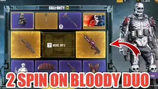 2 SPIN ON BLOODY DUO LUCKY DRAW CODM | LEGENDARY NA-45 & PP19 BIZAN DRAW CODM | RUIN SKIN DRAW CODM