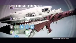 Destiny Elulim's Frenzy Legendary Weapon Review + Gameplay