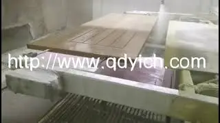 How to make a painting glossy door by 5axis spray painting machine&mdash;-0086-15931098079(WeChat/whatsapp