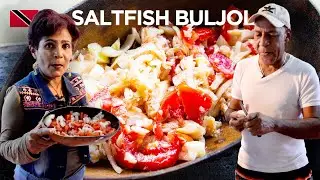Shanty & Uncle Clyde Make Saltfish Buljol in Paramin, Trinidad & Tobago 🇹🇹 In De Kitchen