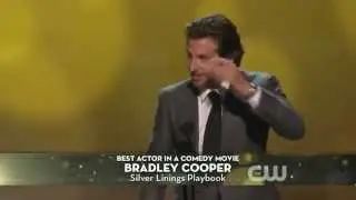 Bradley Cooper & Jennifer Lawrence win 