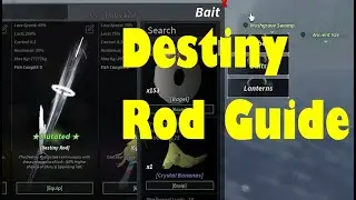 How to get THE DESTINY ROD SHOWCASE in Fisch Roblox (Fisch Destiny Rod Guide)